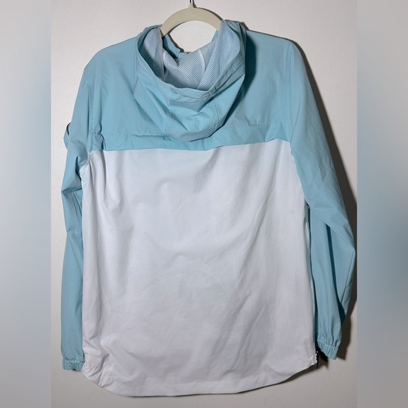 Life Code Progressive Anorak Blue and White Windbreaker Size M Nylon Tactical - Picture 5 of 8